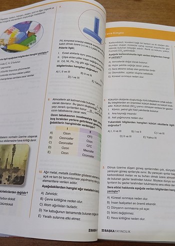 TYT KİMYA SORU BANKASI BAŞKA YAYINLARI YENİ SIFIR KİTAP - Görsel 13