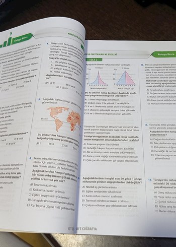 AYT COĞRAFYA SORU BANKASI SIFIR ÖRNEK KİTAP - Görsel 6