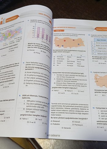 AYT COĞRAFYA SORU BANKASI SIFIR ÖRNEK KİTAP - Görsel 4