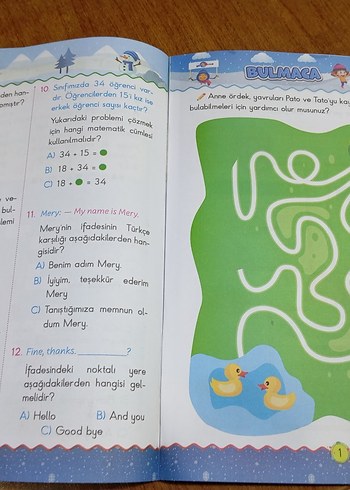 2.SINIF DOPDOLU KIŞ TATİL EĞLENCESİ SIFIR KİTAP - Görsel 10