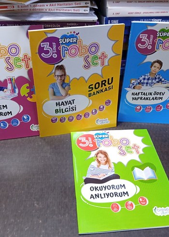 3.SINIF SÜPER ROBOSET KUTULU SET 3 SINIF DERSLERİ KAPSAR. SIFIR - Görsel 6