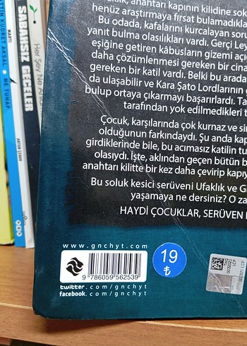 Beden SERÜVEN PEŞİNDE KABUS ŞATOSU 2.EL ÇOK İYİ DURUMDA