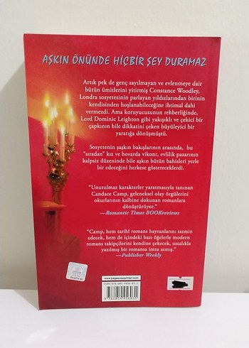 Beden AŞK ENGEL TANIMAZ CANDACE CAMP AŞK ROMANI 2.EL ÇOK İYİ DURUMDA