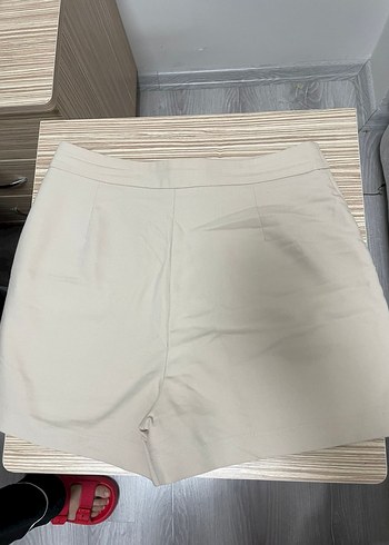 Bej Mini Etek - Görsel 2