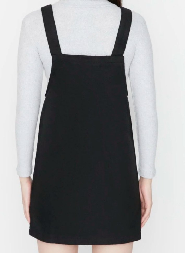 Siyah mini elbise - Görsel 2