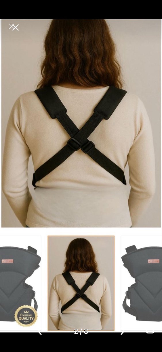 Siyah Bebek Taşıyıcı - Görsel 2