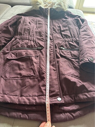 Only bordo parka - Görsel 6