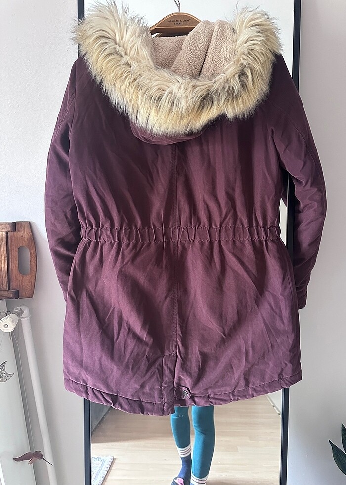 Only bordo parka - Görsel 4