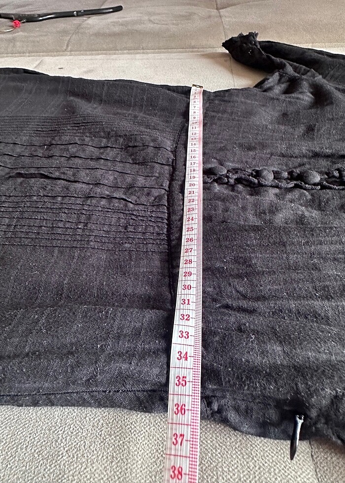 Mavi 0 pamuklu elbise - Görsel 5