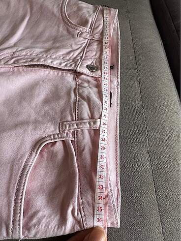 Zara toz pembe pantolon - Görsel 5