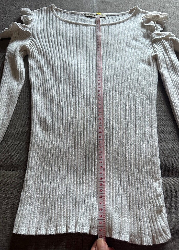 Lcw omuz dekolteli triko kazak - Görsel 4