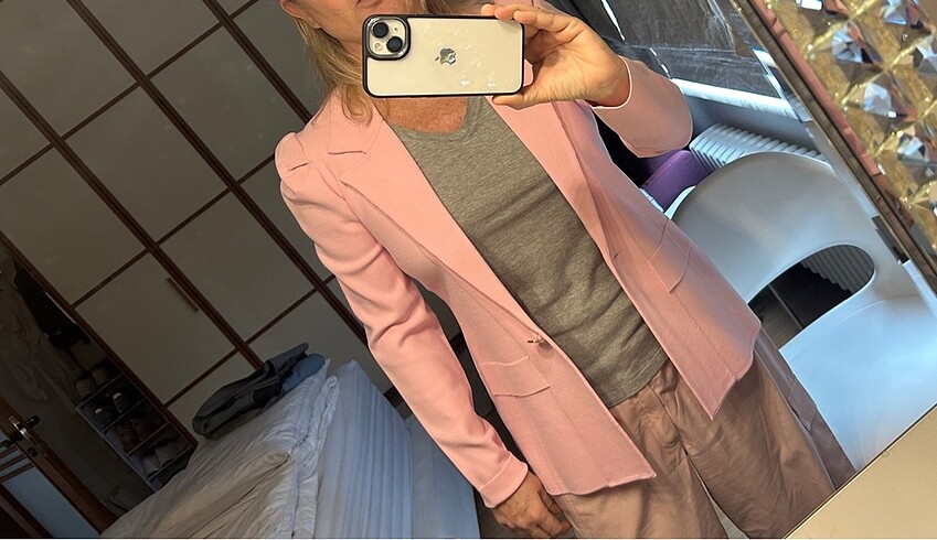 m Beden İtalyan Triko Blazer