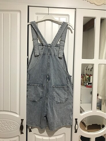 l Beden mavi Renk mom jeans kotlu şort slopet