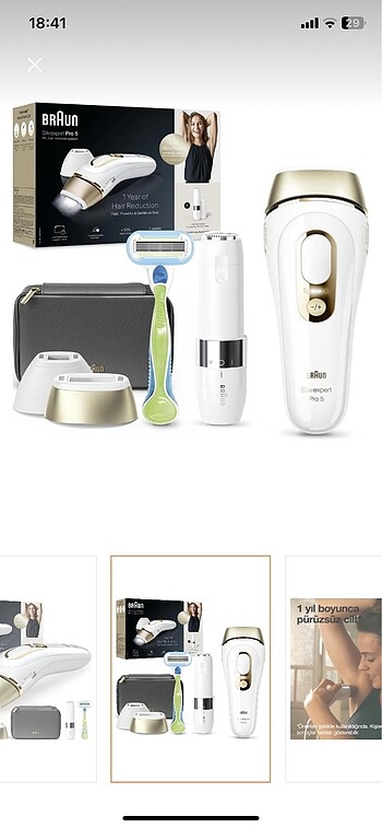 Braun lazer epilasyon