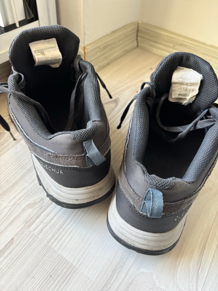 Decathlon Quechua Erkek Outdoor Ayakkabı - Gri - MH100 - Görsel 2