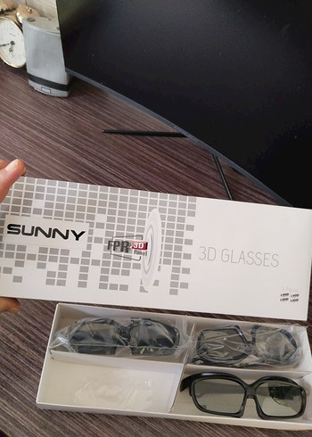 Parlak Gri  3D Gözlük - Görsel 3