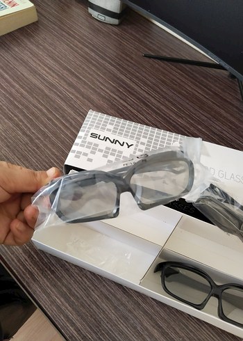 Parlak Gri  3D Gözlük - Görsel 2