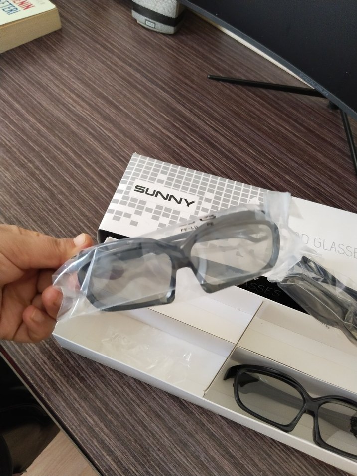 Parlak Gri  3D Gözlük - Görsel 2