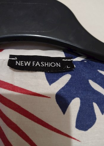 Çok Renkli Uzun Kollu V Yaka Mini Bluz - Görsel 2