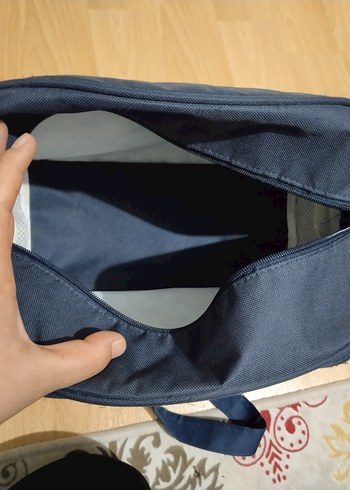 Mustela Lacivert Çizgili Bebek Çantası - Görsel 3