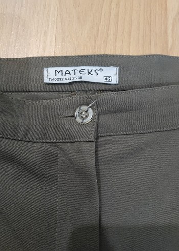 Gri Normal Boy Kadın Kumaş Pantolon - Görsel 3