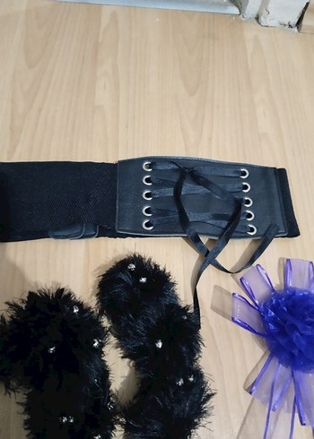 Çiçek Desenli Gotik Kız Aksesuarları - Görsel 4