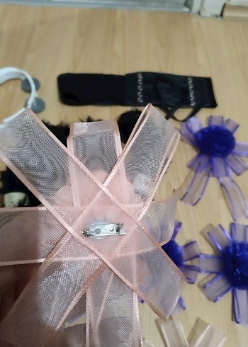 Çiçek Desenli Gotik Kız Aksesuarları - Görsel 5