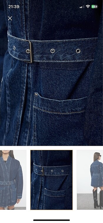 l Beden Oversize Kot ceket