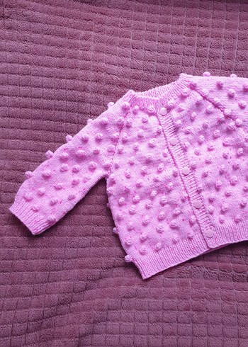 Kız bebek hırka - Görsel 2