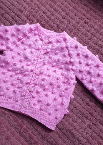 Kız bebek hırka - Görsel 5