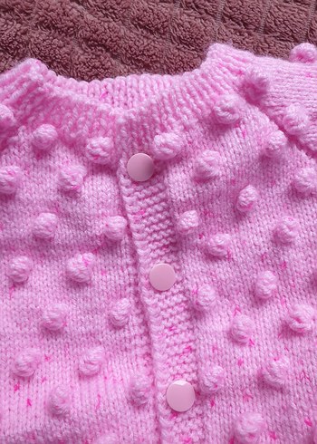 Kız bebek hırka - Görsel 3