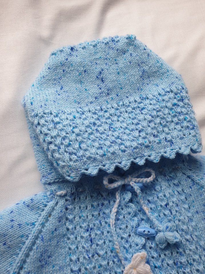 İçli dışlı hırka el örgüsü - Görsel 3