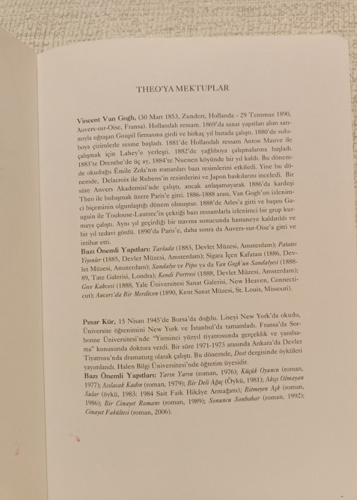 Vincent Van Gogh Theoya Mektuplar - Görsel 2