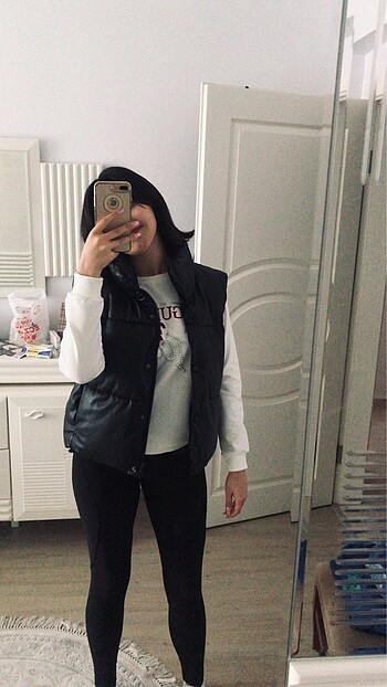 m Beden Zara mont sisme yelek