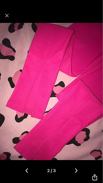 Quzu pembe İspanyol paça pantolon