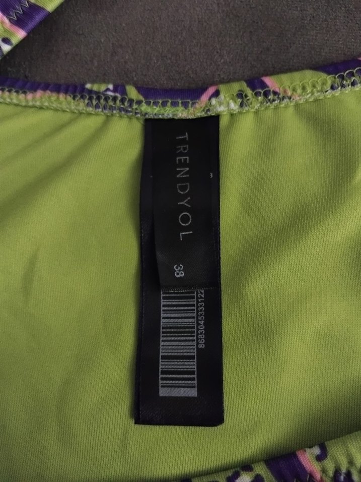 Mor Yılan Desenli Kadın Mayo - Görsel 2