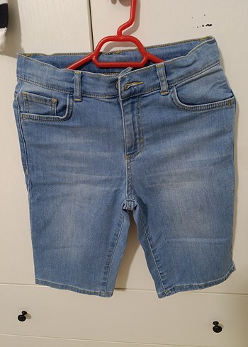 10 yaş Erkek Çocuk Mavi Denim Şort