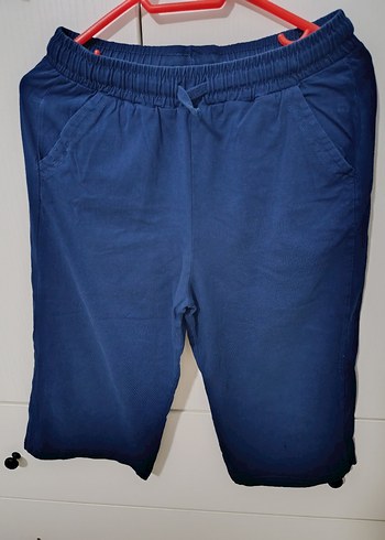 Erkek Çocuk Lacivert Bol Kesim Denim Şort