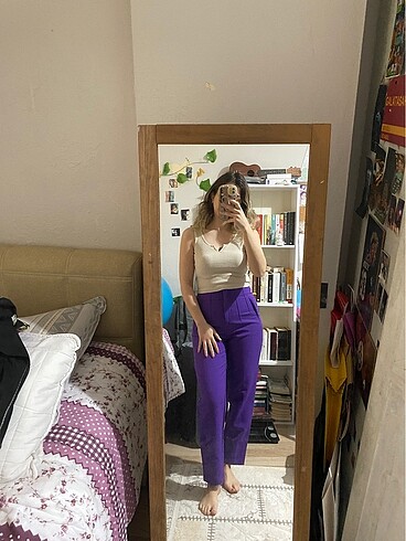 xs Beden Mor pantolon