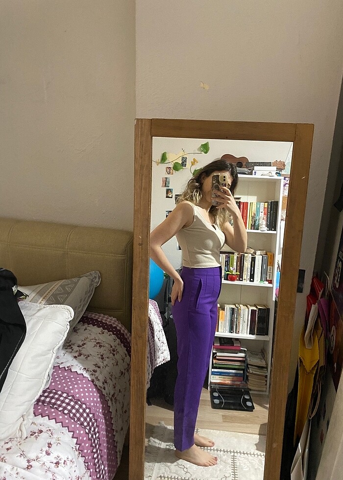 Mor pantolon - Görsel 2