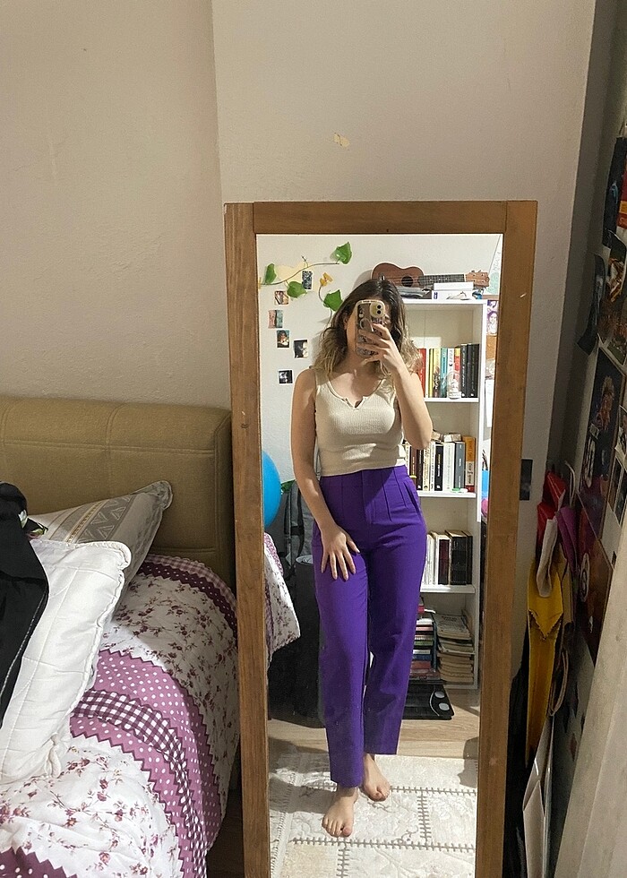 Mor pantolon - Görsel 3