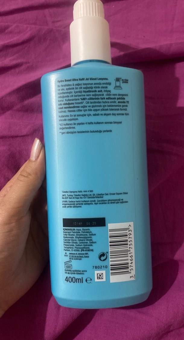 Neutrogena Hydro Boost Vücut Losyonu - Görsel 2