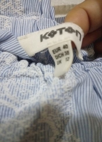 40 Beden mavi Renk Mavi Pamuklu Bohem Renkli Uzun Elbise