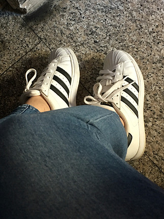 36 Beden beyaz Renk Adidas süperstar ???? 36,5 
