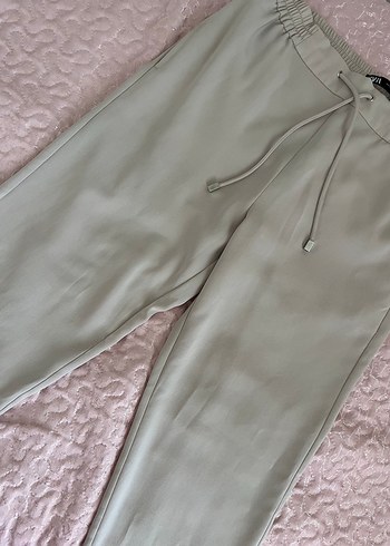 Zara Bej Kadın Salaş Midi Kumaş Pantolon