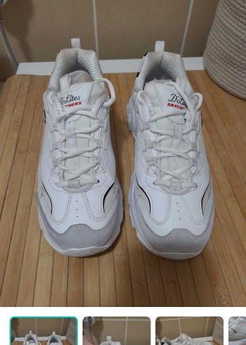 Skechers Beyaz Spor Ayakkabi