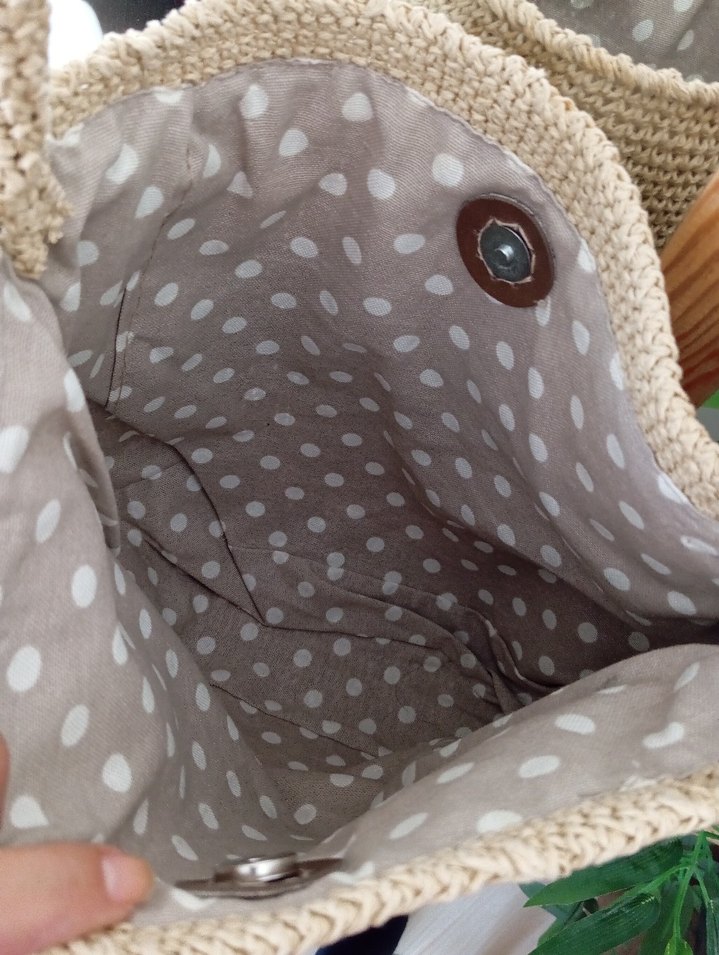 Bej Örgü Kadın Çanta - Görsel 3