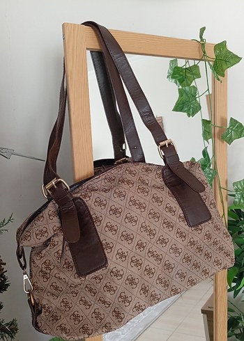 Bohem Şıklığında Kahverengi Süet Kadın Çanta - Görsel 3