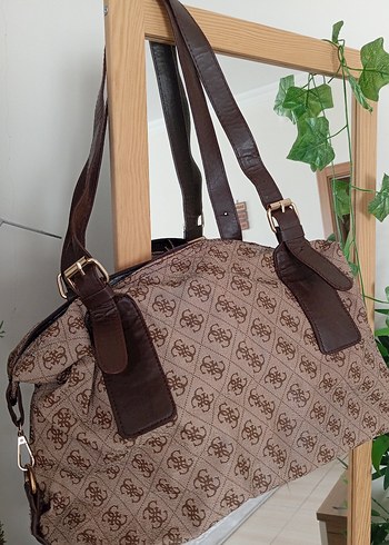 Bohem Şıklığında Kahverengi Süet Kadın Çanta - Görsel 4