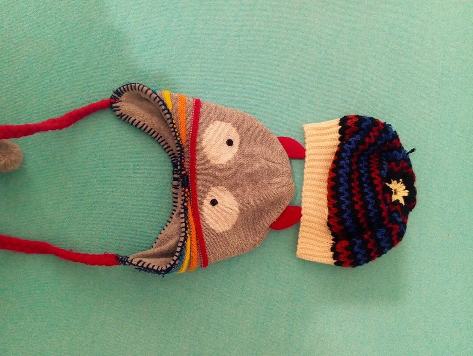 Nakışlı Çok Renkli Örgü Erkek Bere - Görsel 2